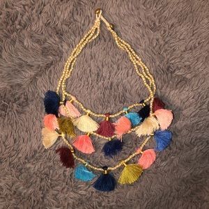 NWOT Sara Campbell Tassel Necklace